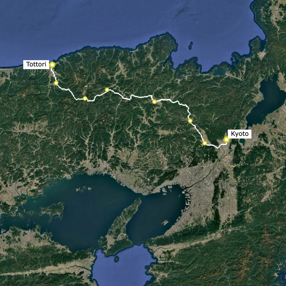 Kyoto ↔︎ Tottori